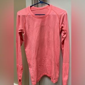 Lululemon swiftly tech long sleeve pink size 8